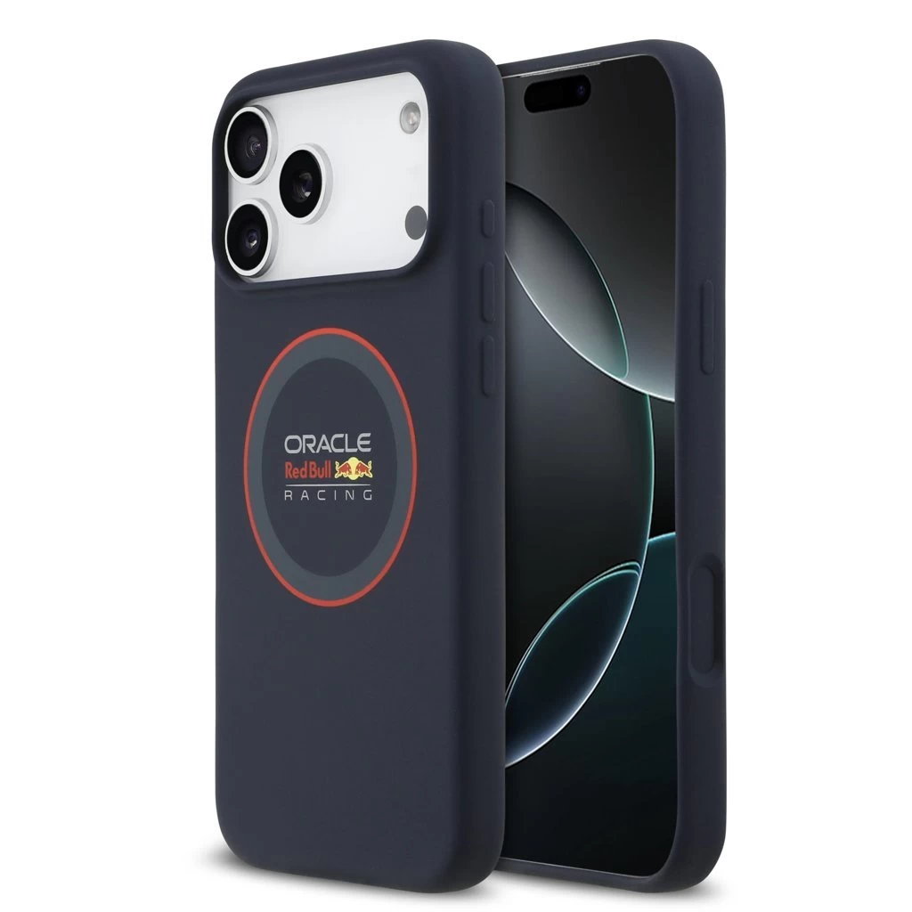 Red Bull Silicone Red Ring MagSafe tok iPhone 17 Pro Max készülékhez tengerészkék