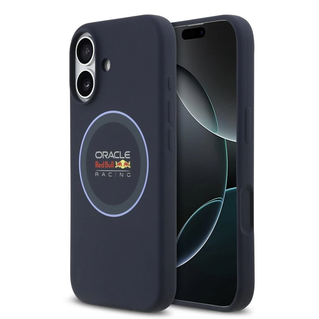 Red Bull Silicone Blue Ring MagSafe tok iPhone 17 készülékhez tengerészkék
