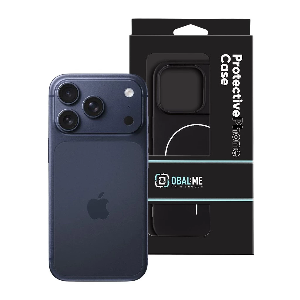 OBAL:ME MagNetix Matte TPU tok Apple iPhone 17 Pro készülékhez fekete