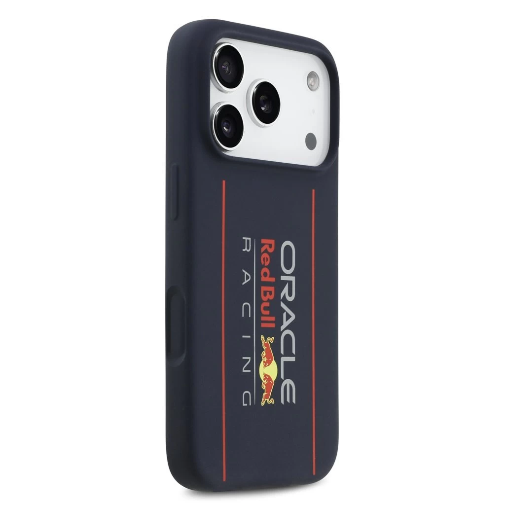 Red Bull Silicone Vertical Logo MagSafe tok iPhone 17 Pro Max készülékhez tengerészkék