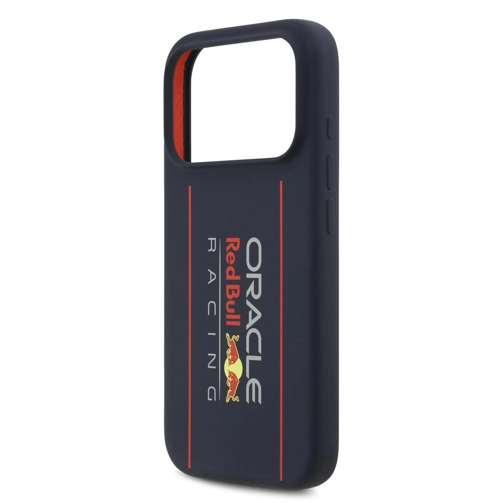 Red Bull Silicone Vertical Logo MagSafe tok iPhone 17 Pro Max készülékhez tengerészkék