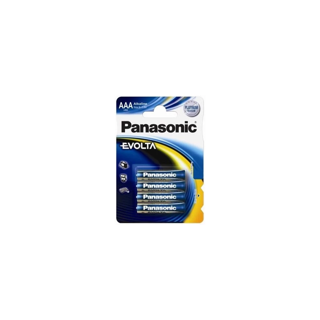 Panasonic 1.5V Alkáli AAA ceruza elem EVOLTA (4db / csomag)  (LR03EGE/4BP)