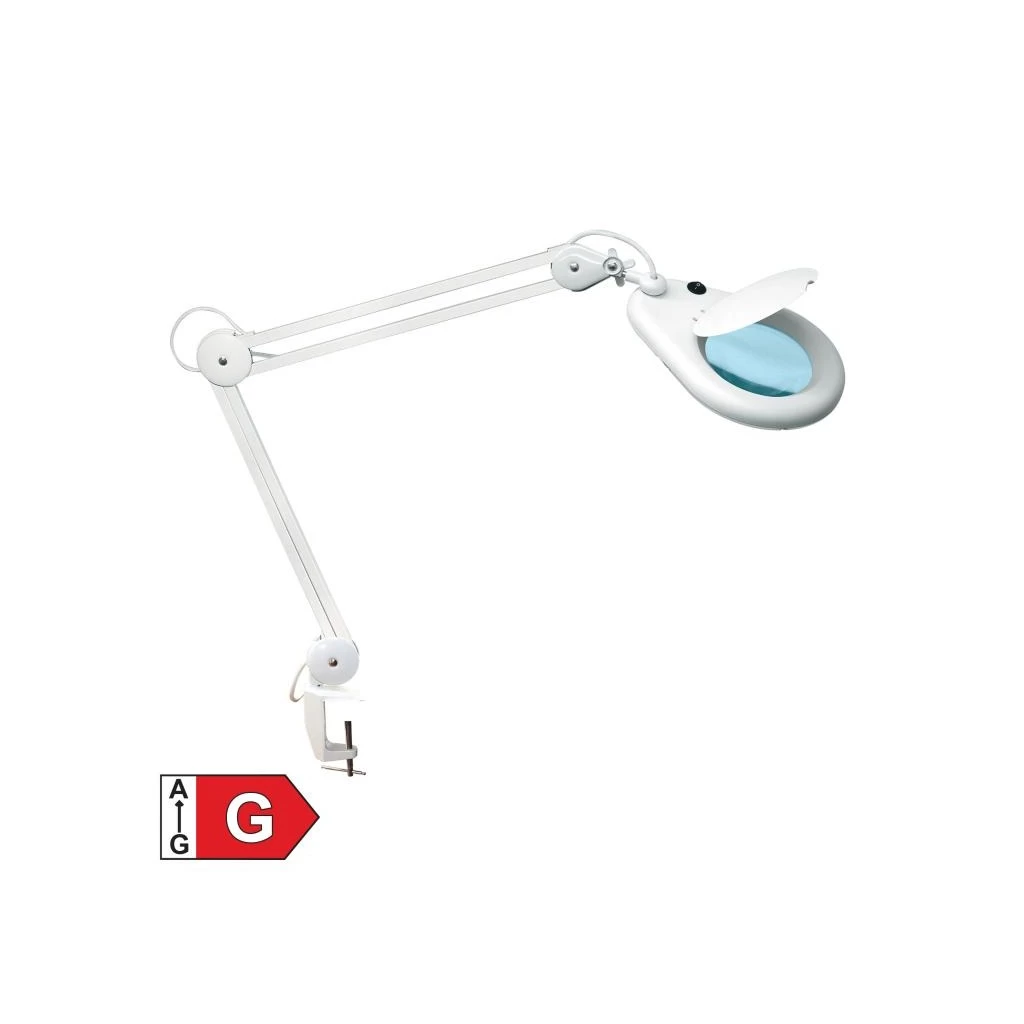 Home NKL 01 nagyítós lámpa, 22 W, asztallapra szerelhető, 900 lm, 3 vagy 5 dioptria nagyítás