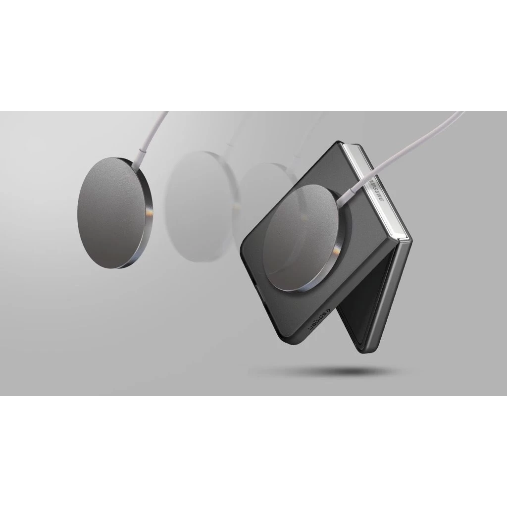 GP-FPF766PGB Samsung by Spigen Capella mágneses tok Galaxy Z Flip 7 készülékhez, frost fekete