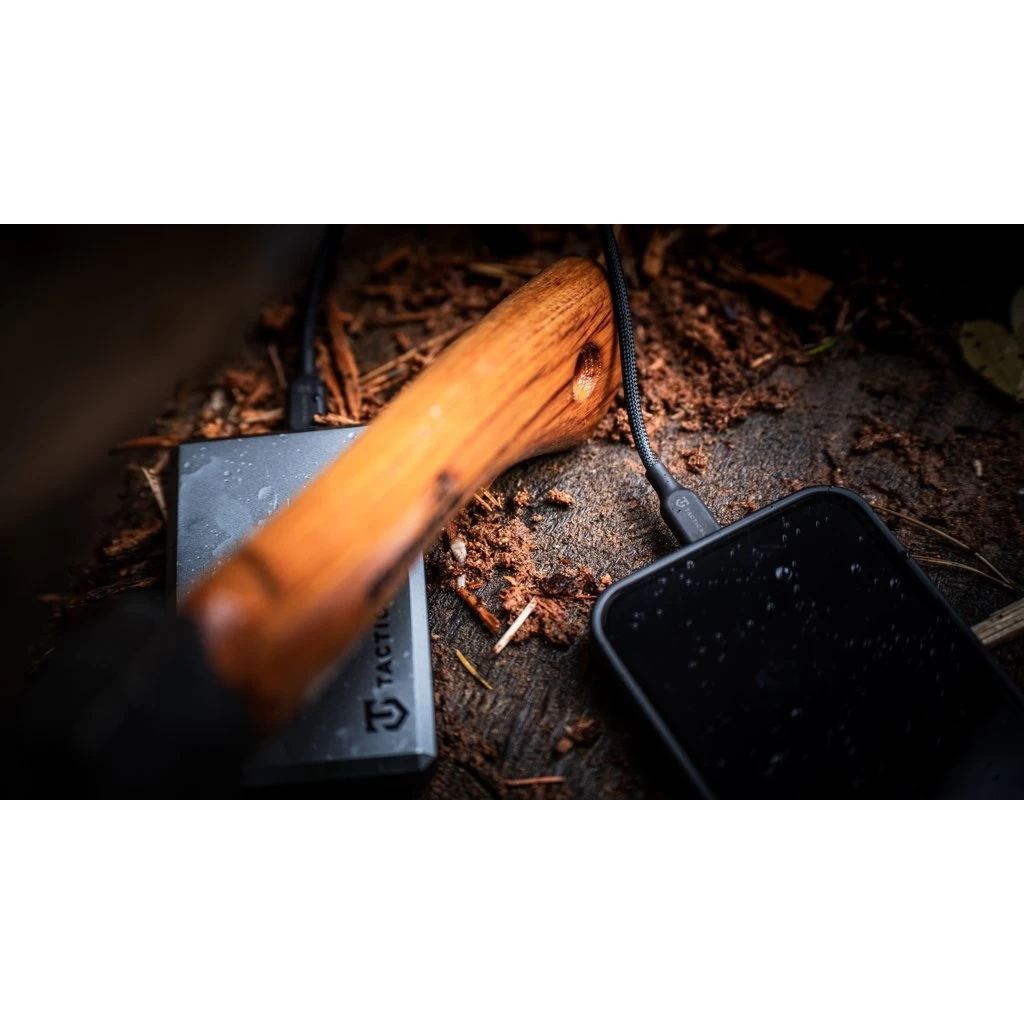 Tactical Stitch Thread Kábel USB-A/USB-C 2m fekete