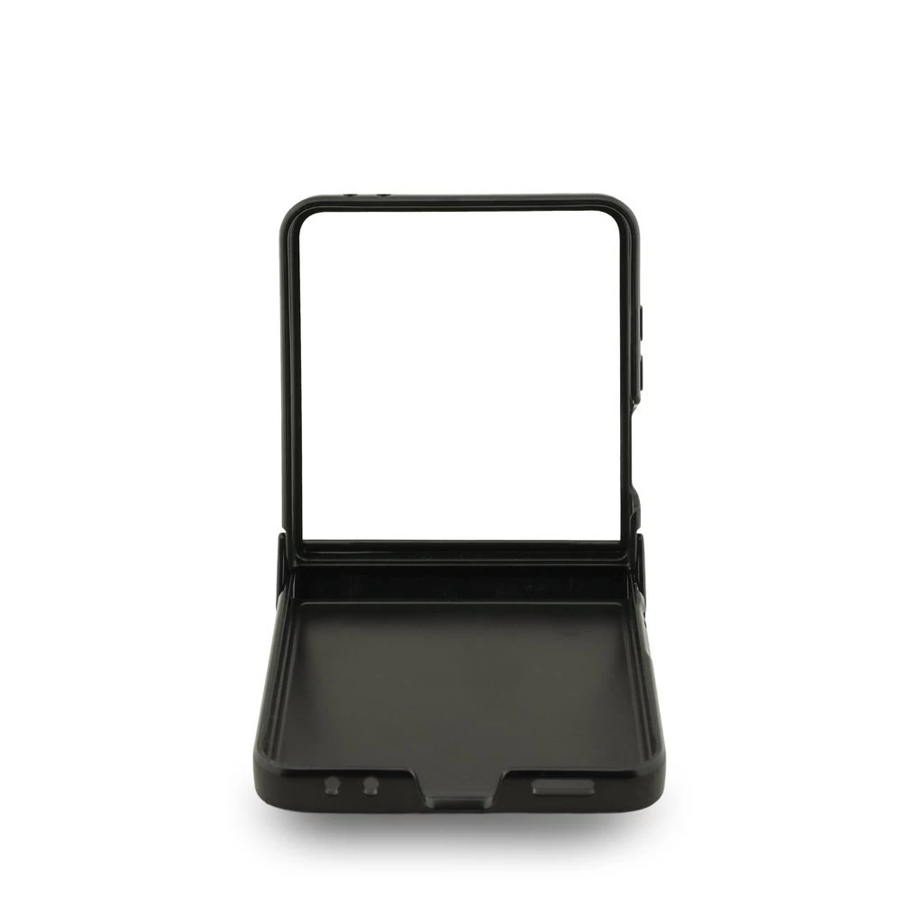 Guess PU Leather 4G Colored Ring Magnetic tok Samsung Galaxy Z Flip 7 készülékhez fekete