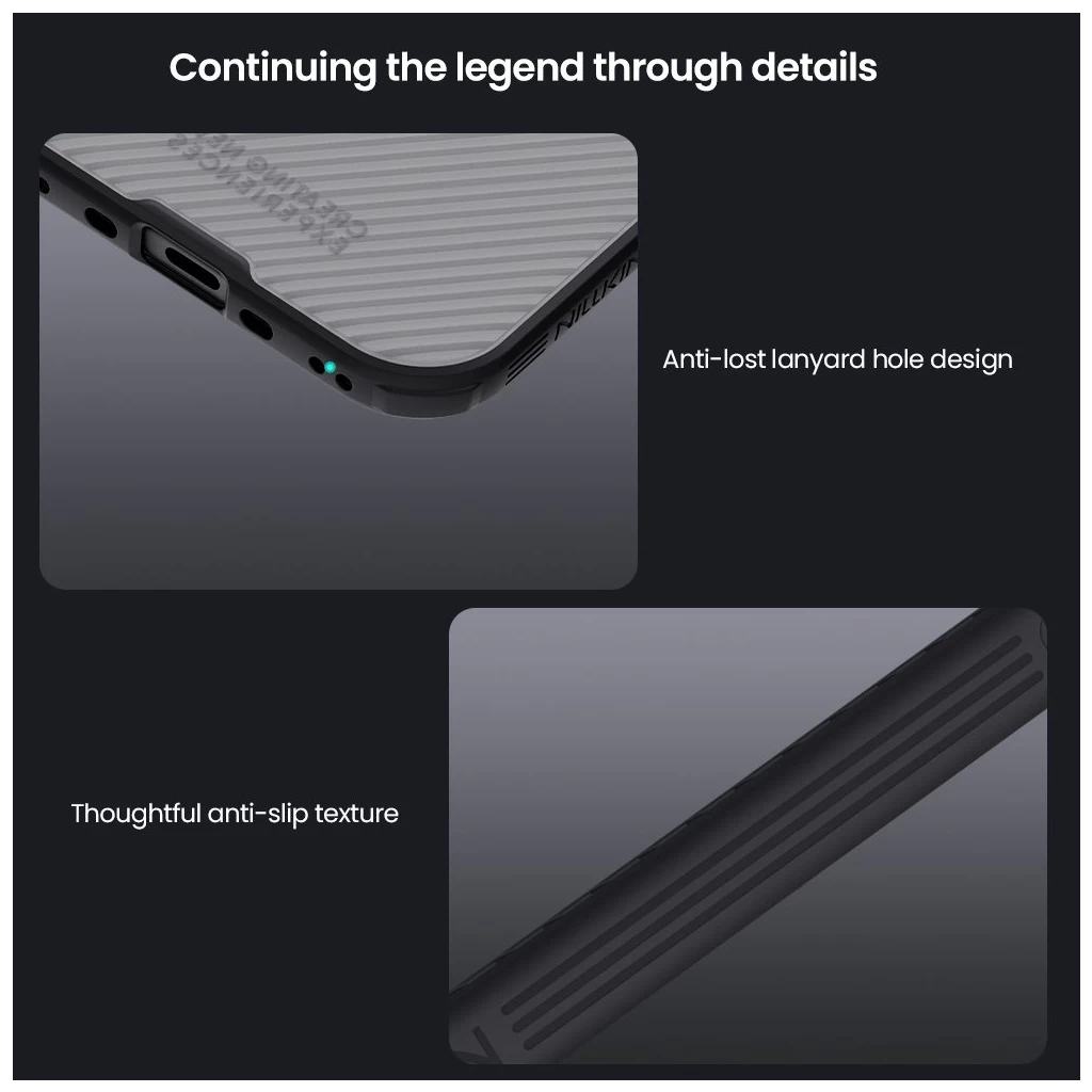 Nillkin CamShield PRO Magnetic Hard Tok for Apple iPhone Air készülékhez átlátszó fekete