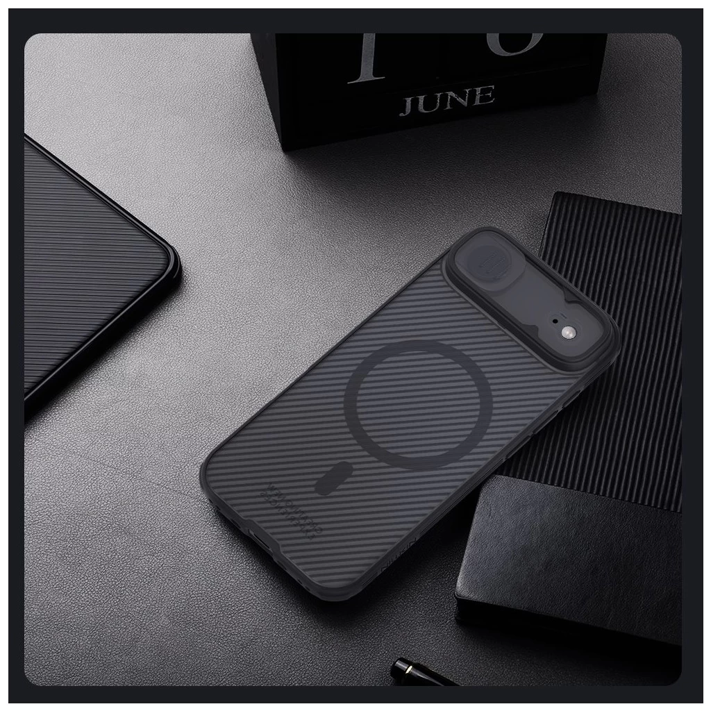 Nillkin CamShield PRO Magnetic Hard Tok for Apple iPhone Air készülékhez átlátszó fekete