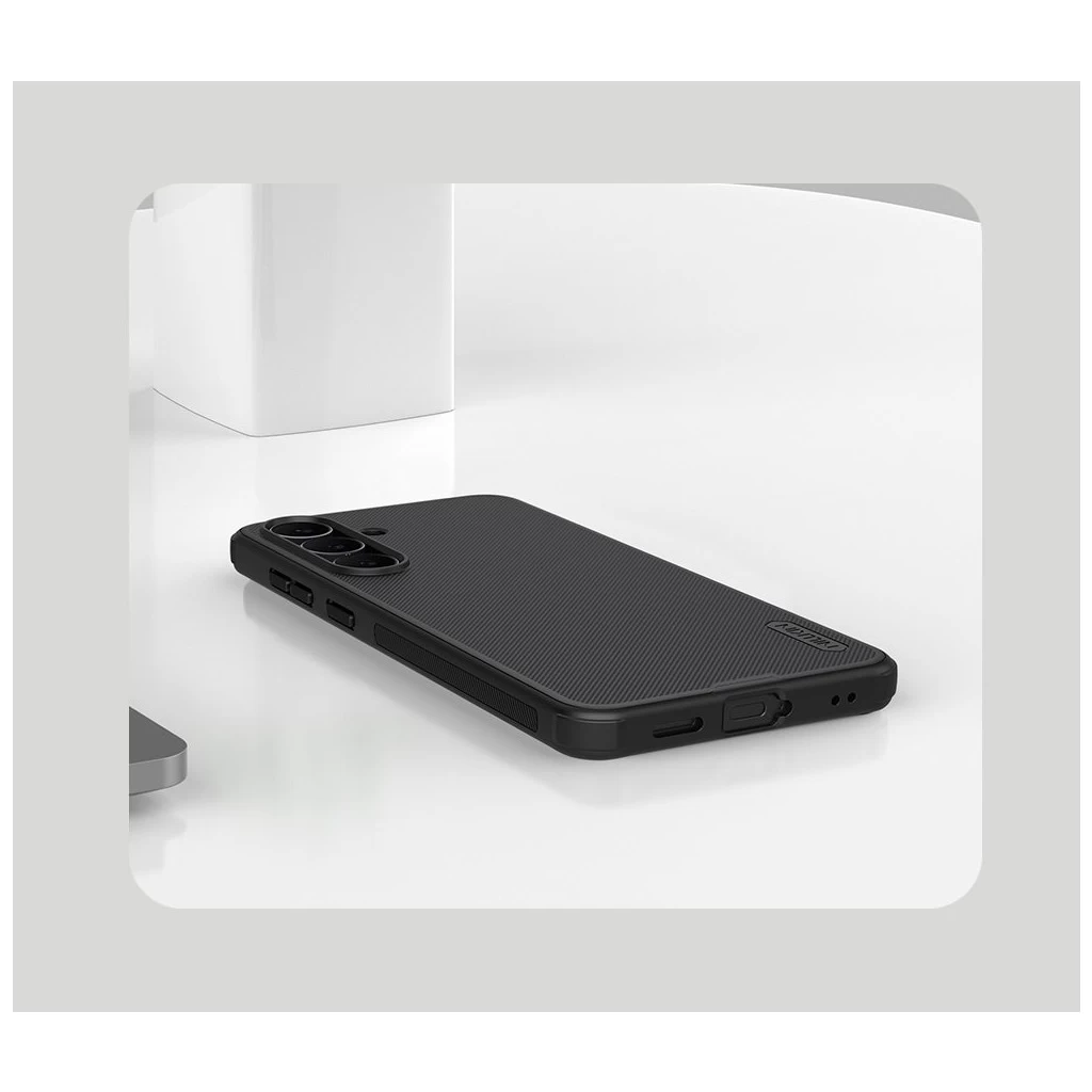 Nillkin Super Frosted PRO hátlapi tok Samsung Galaxy S25 FE készülékhez fekete