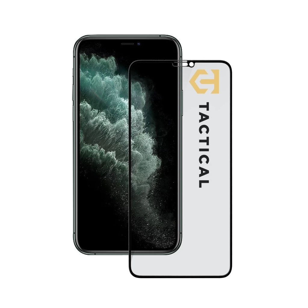 Tactical Glass Shield Privacy Stealth 5D kijelzővédő Apple iPhone 11 Pro Max/XS Max készülékhez – fekete