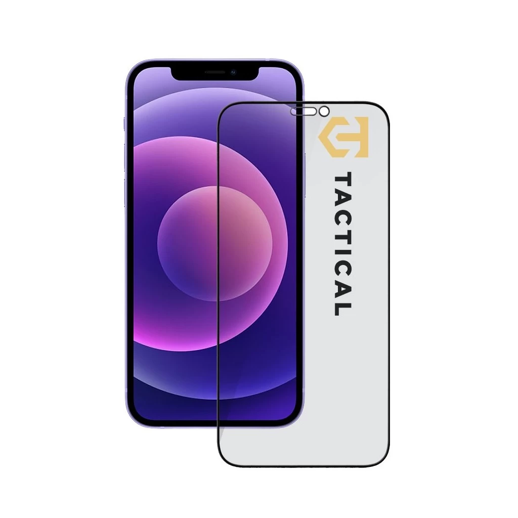 Tactical Glass Shield Privacy Stealth 5D üvegfólia az Apple iPhone 12 Mini készülékhez fekete