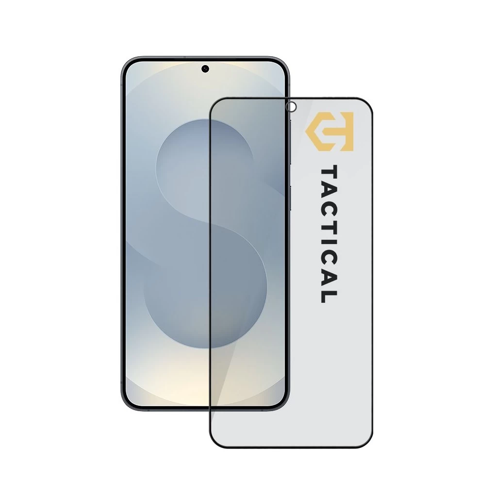 Tactical Glass Shield Privacy Stealth 5D kijelzővédő Samsung Galaxy S24/S25 készülékhez fekete