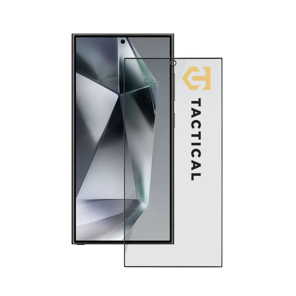 Tactical Glass Shield Privacy Stealth 5D Samsung Galaxy S24 Ultra készülékhez fekete