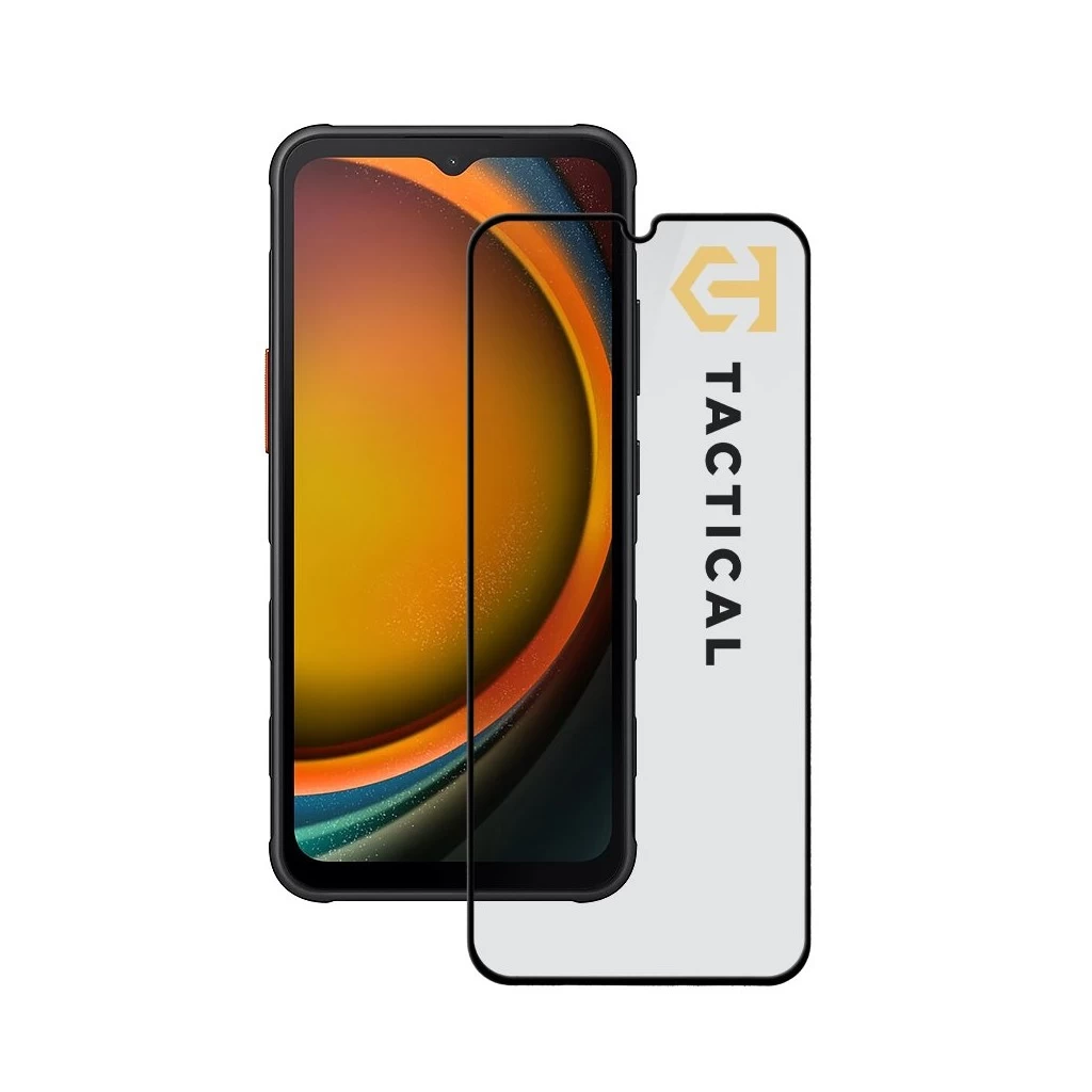 Tactical Glass Shield Privacy Stealth 5D üvegfólia Samsung Galaxy Xcover 7 készülékhez fekete