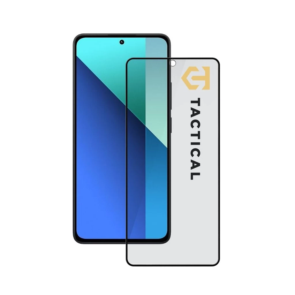 Tactical Glass Shield Privacy Stealth 5D for Xiaomi Redmi Note 13 4G/5G/14S készülékhez fekete