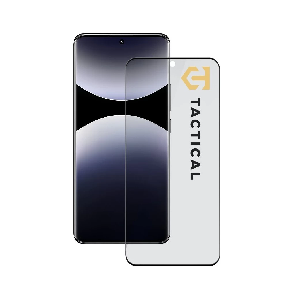 Tactical Glass Shield Privacy Stealth 5D üvegfólia Xiaomi Redmi Note 14 Pro 4G/5G, Poco X7 5G készülékhez fekete