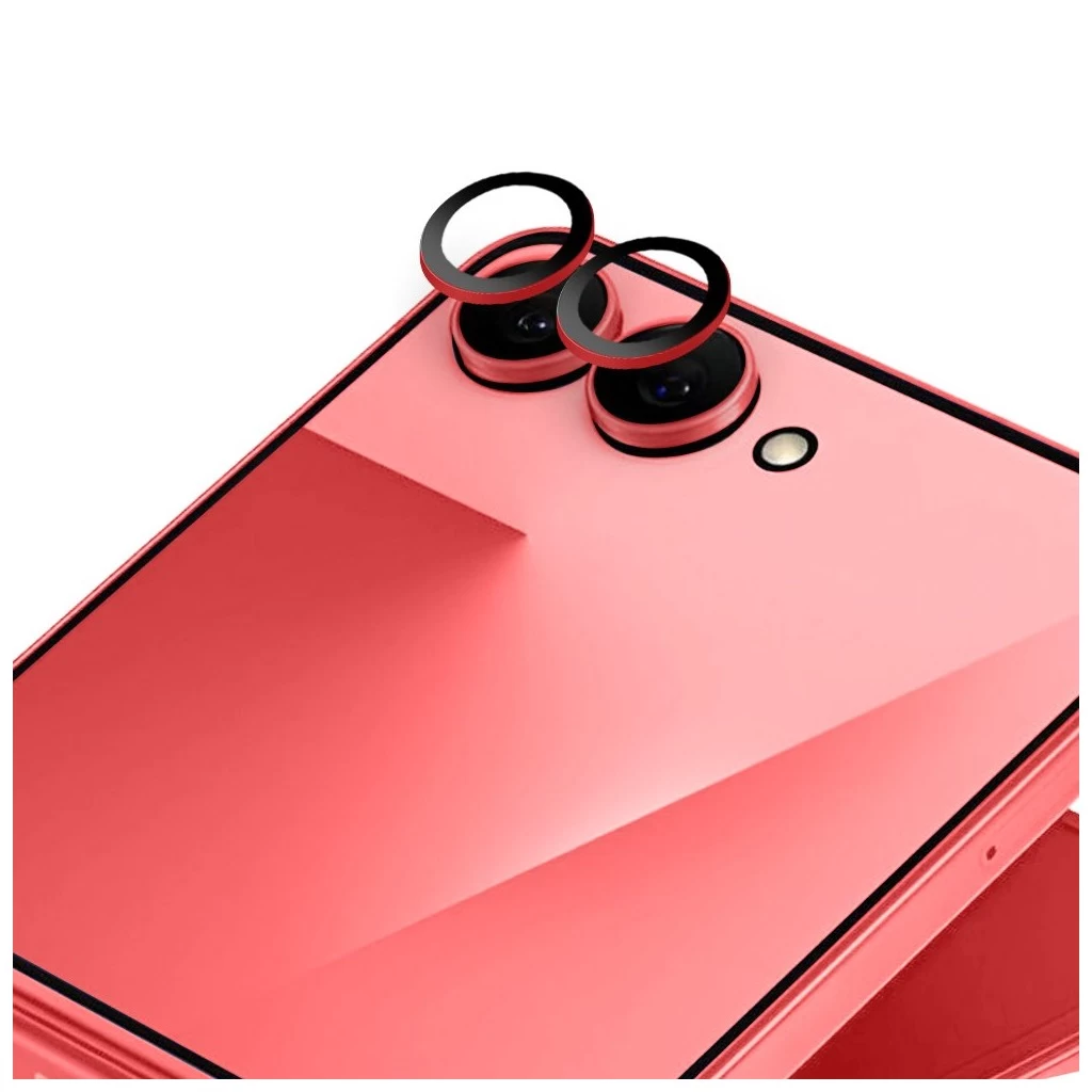 OBAL:ME lencsevédő Samsung Galaxy Z Flip 7/FE készülékhez korallpiros