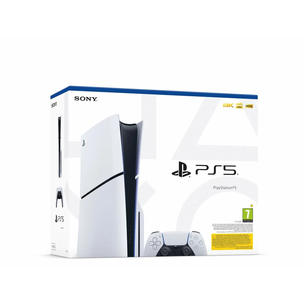 SONY PlayStation 5 Slim játékkonzol 1TB SSD fehér