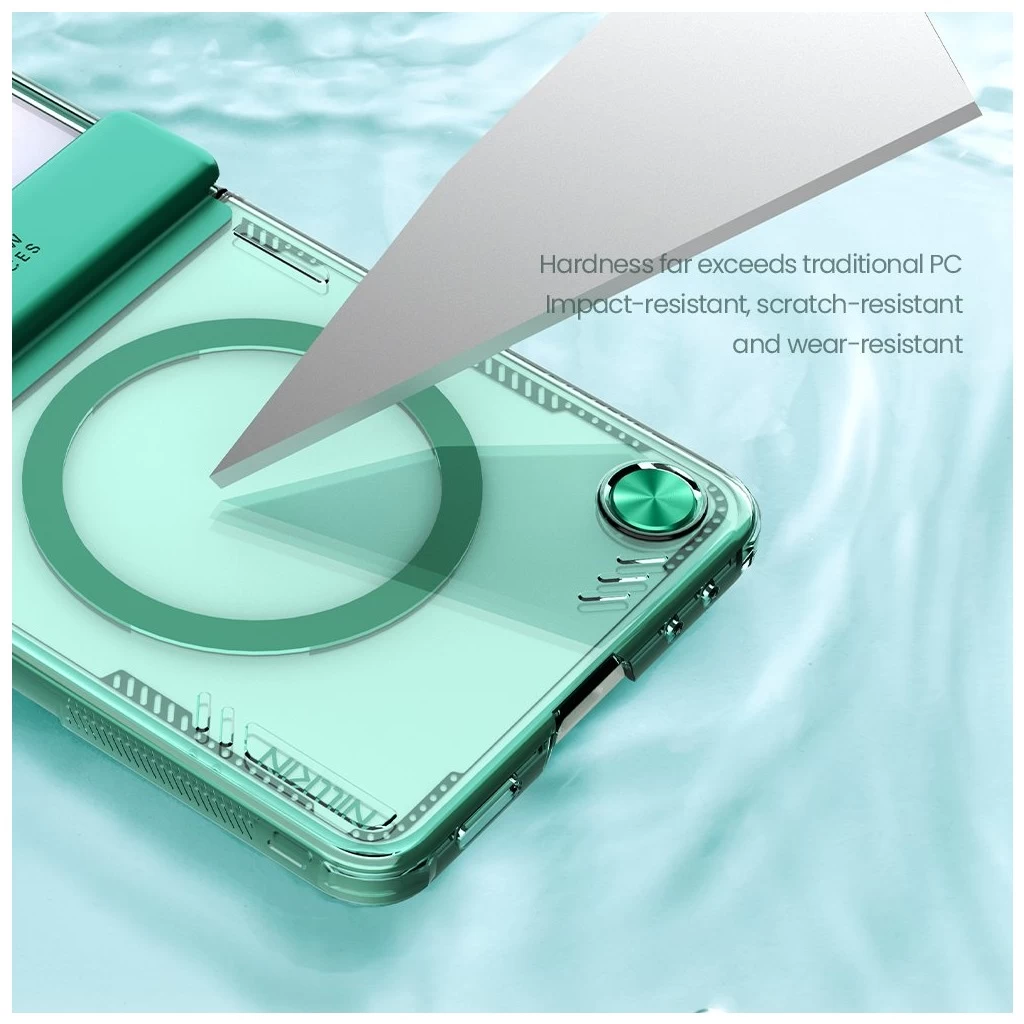 Nillkin Iceblade mágneses tok Samsung Galaxy Z Fold 7 készülékhez zöld