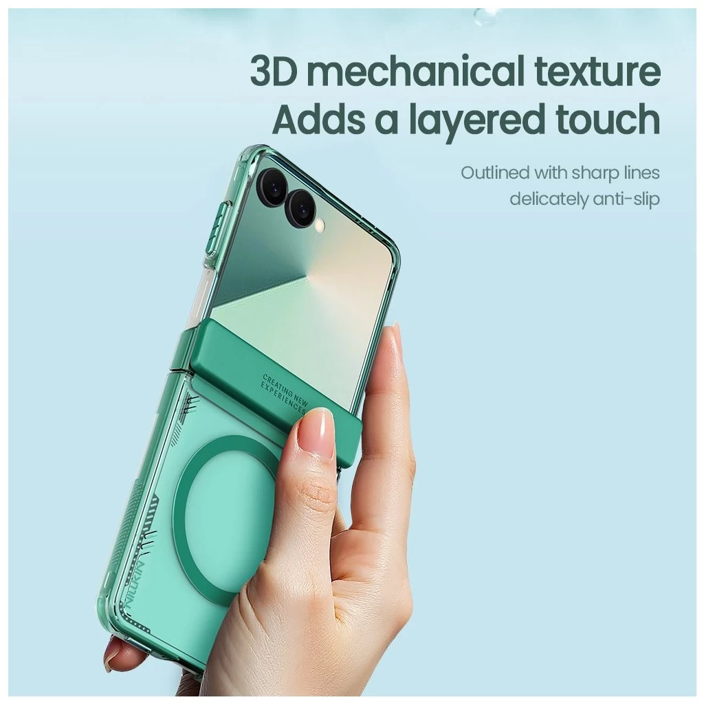 Nillkin Iceblade mágneses tok Samsung Galaxy Z Fold 7 készülékhez zöld