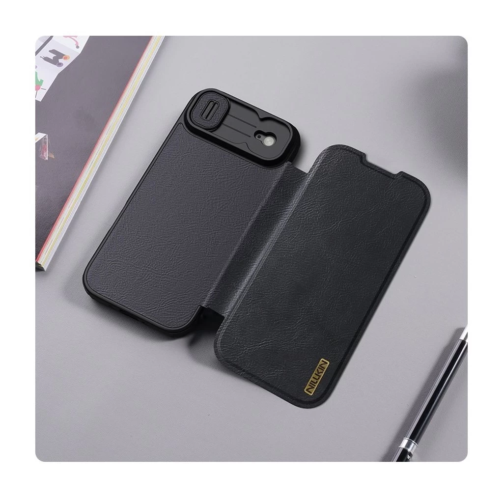 Nillkin Qin Book PRO tok az Apple iPhone Air készülékhez fekete