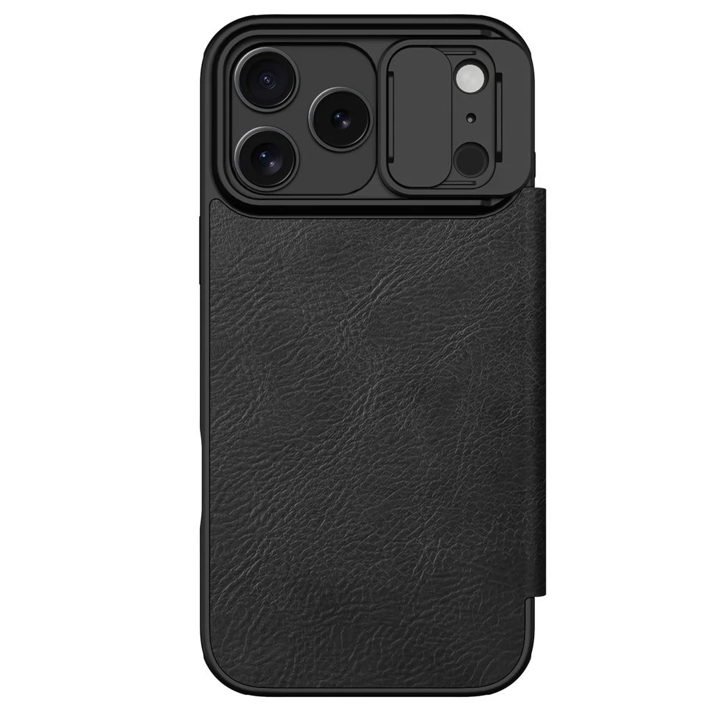 Nillkin Qin Book PRO tok Apple iPhone 17 Pro Max készülékhez fekete