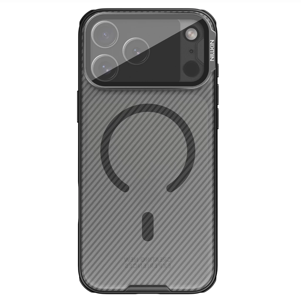 Nillkin CamShield Prop Magnetic tok Apple iPhone 17 Pro Max készülékhez átlátszó fekete Nillkin CamShield Prop Magnetic tok Apple iPhone 17 Pro Max készülékhez átlátszó fekete