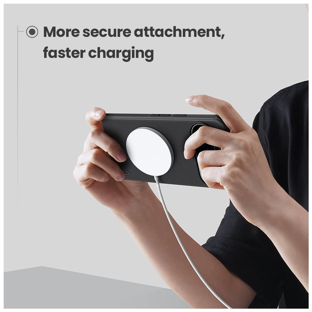 Nillkin Super Frosted PRO Magnetic hátoldali tok Google Pixel 10 Pro XL készülékhez fekete