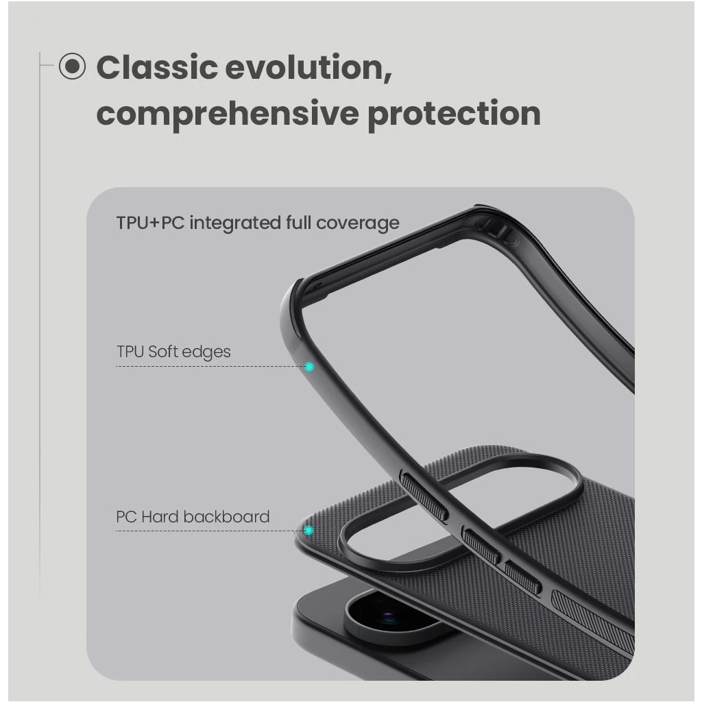 Nillkin Super Frosted PRO Magnetic hátoldali tok Google Pixel 10 Pro XL készülékhez fekete