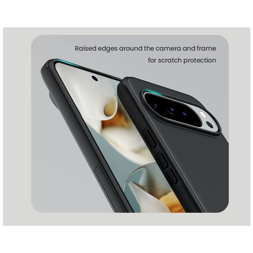 Nillkin Super Frosted PRO Magnetic hátoldali tok Google Pixel 10 Pro XL készülékhez fekete