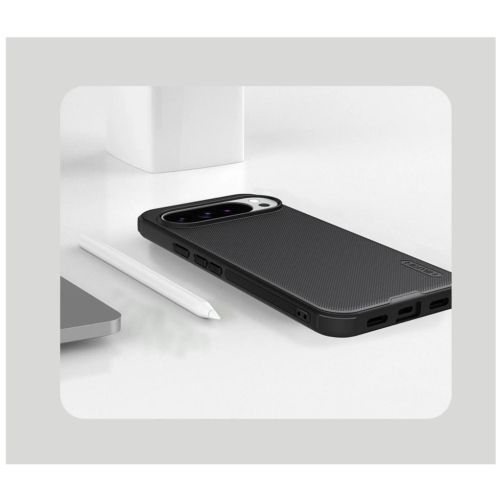 Nillkin Super Frosted PRO Magnetic hátoldali tok Google Pixel 10 Pro XL készülékhez fekete