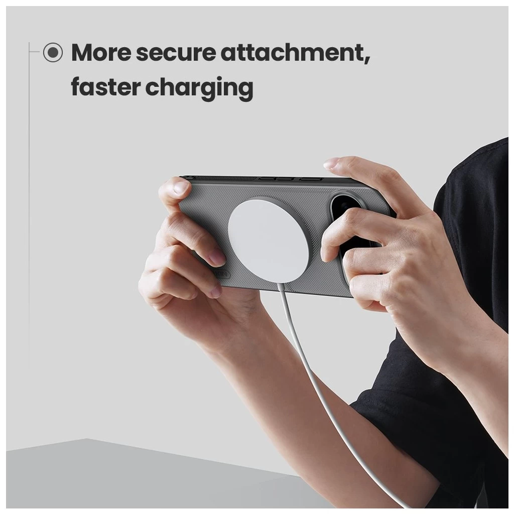 Nillkin Super Frosted PRO mágneses hátsó tok a Google Pixel 10 Pro XL készülékhez átlátszó fekete