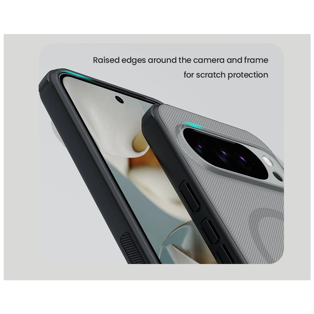 Nillkin Super Frosted PRO mágneses hátsó tok a Google Pixel 10 Pro XL készülékhez átlátszó fekete