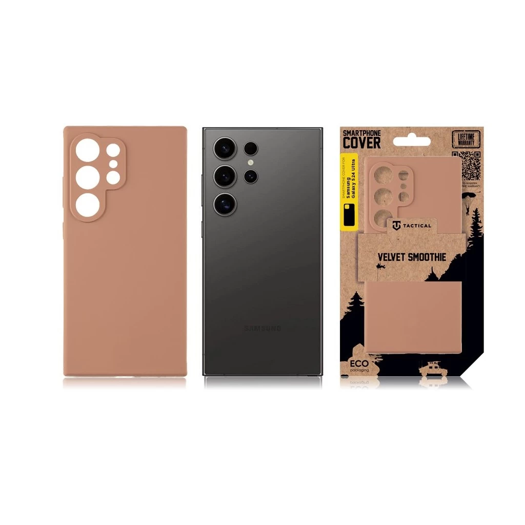 Tactical Velvet Smoothie tok Samsung Galaxy S24 Ultra készülékhez Moucha Moose