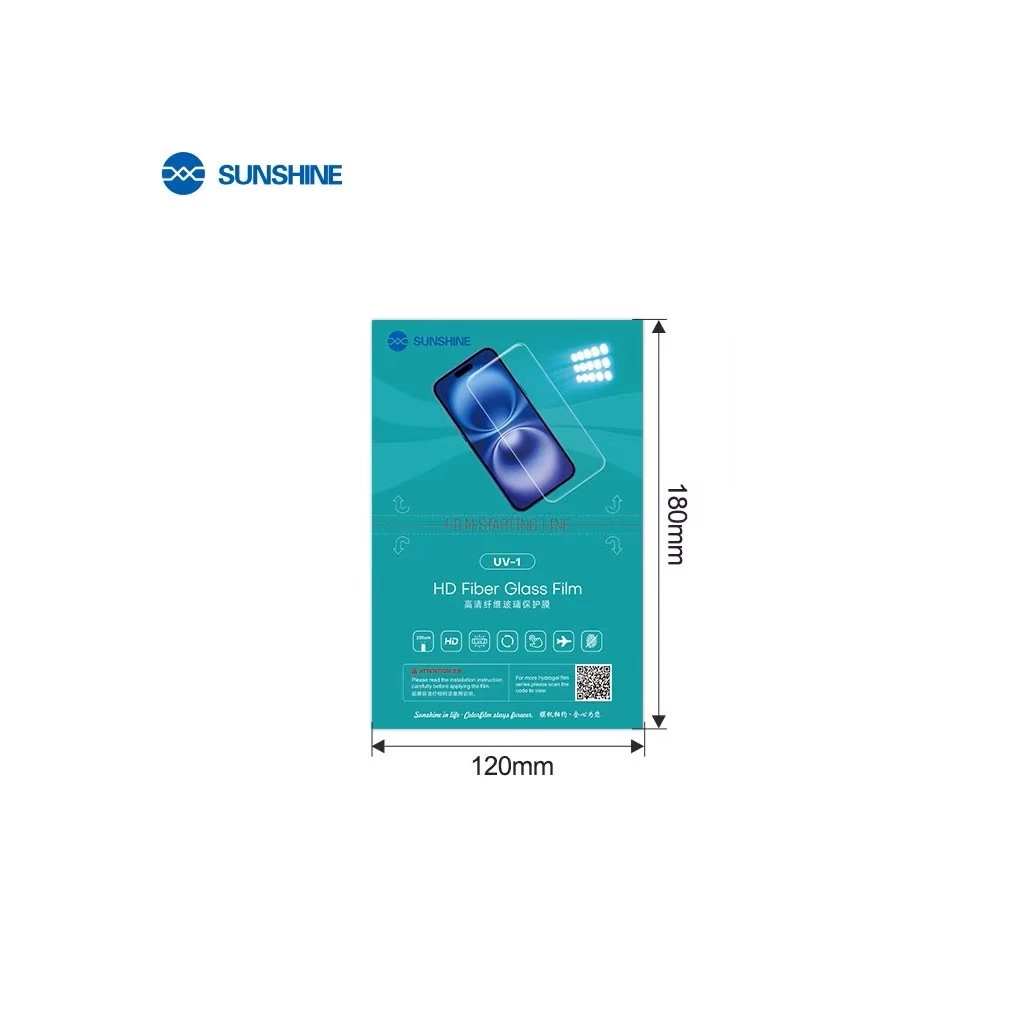 SUNSHINE UV-1 UV-szálas üvegfólia okostelefonokhoz (25 db) SUNSHINE UV-1 UV-szálas üvegfólia okostelefonokhoz (25 db)