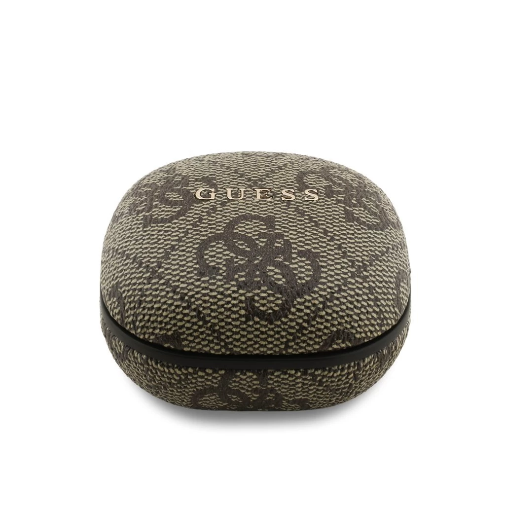 Guess PU 4G Script Logo ENC TWS vezeték nélküli fülhallgató barna