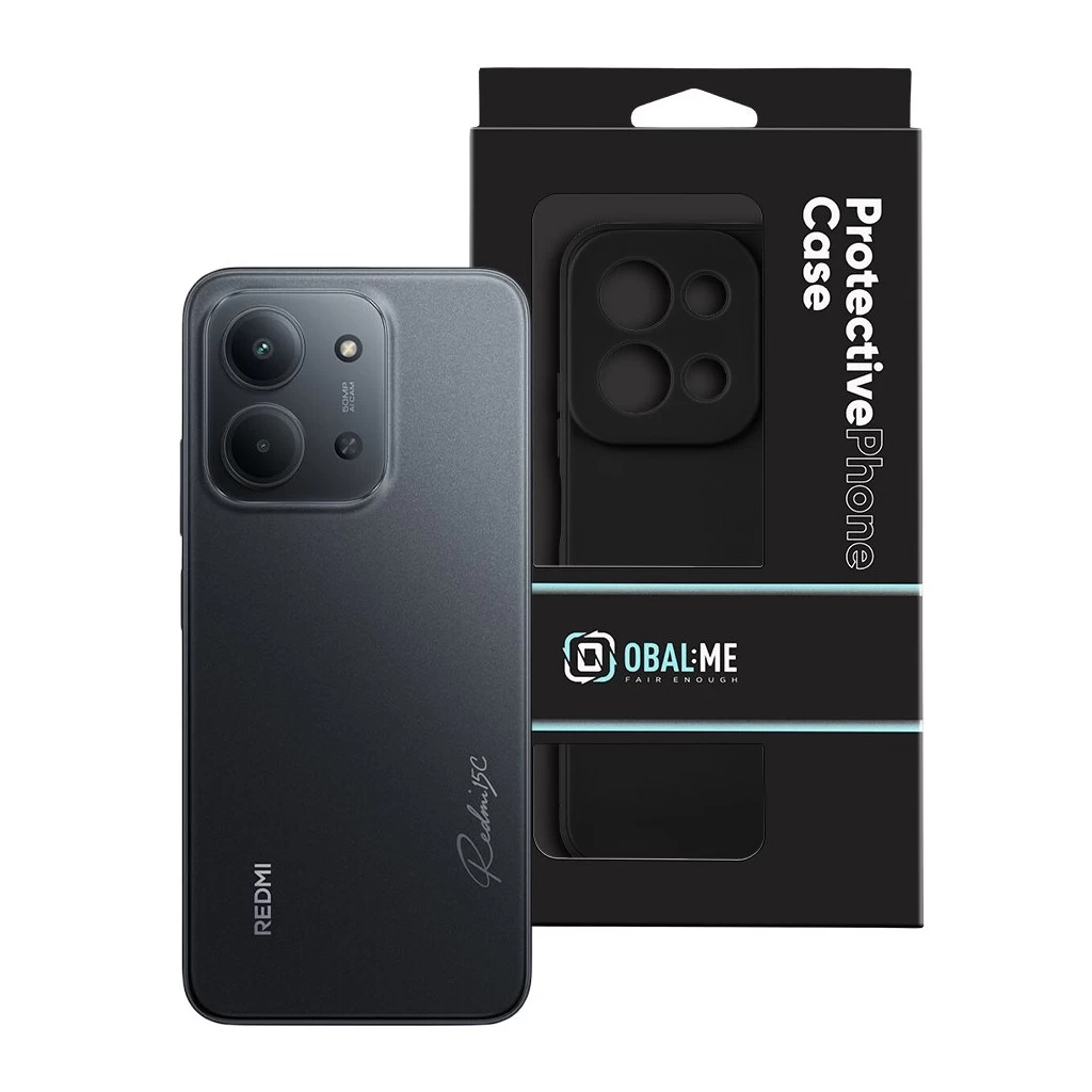 OBAL:ME Matte TPU tok Xiaomi Redmi 15C 4G/5G készülékhez fekete