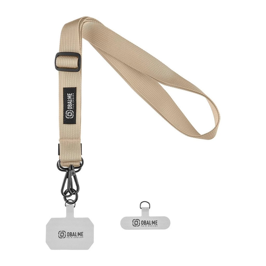 OBAL:ME NeckTag Ribbon Rope mobiltelefonhoz elefántcsont