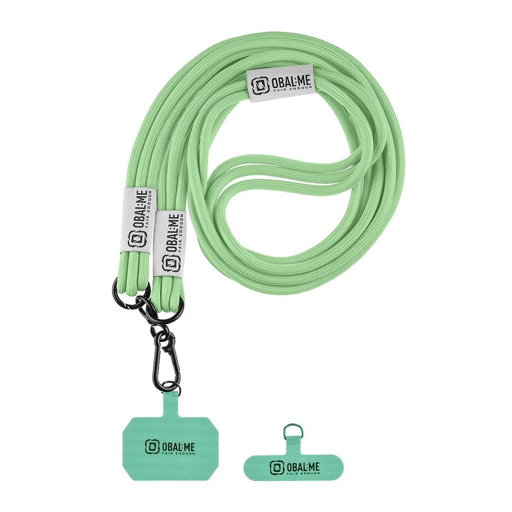 OBAL:ME NeckTag Trio Rope mobiltelefon készülékhez menta zöld