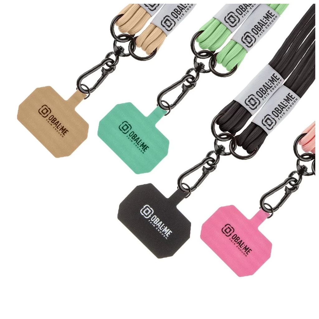 OBAL:ME NeckTag Trio Rope mobiltelefon készülékhez menta zöld