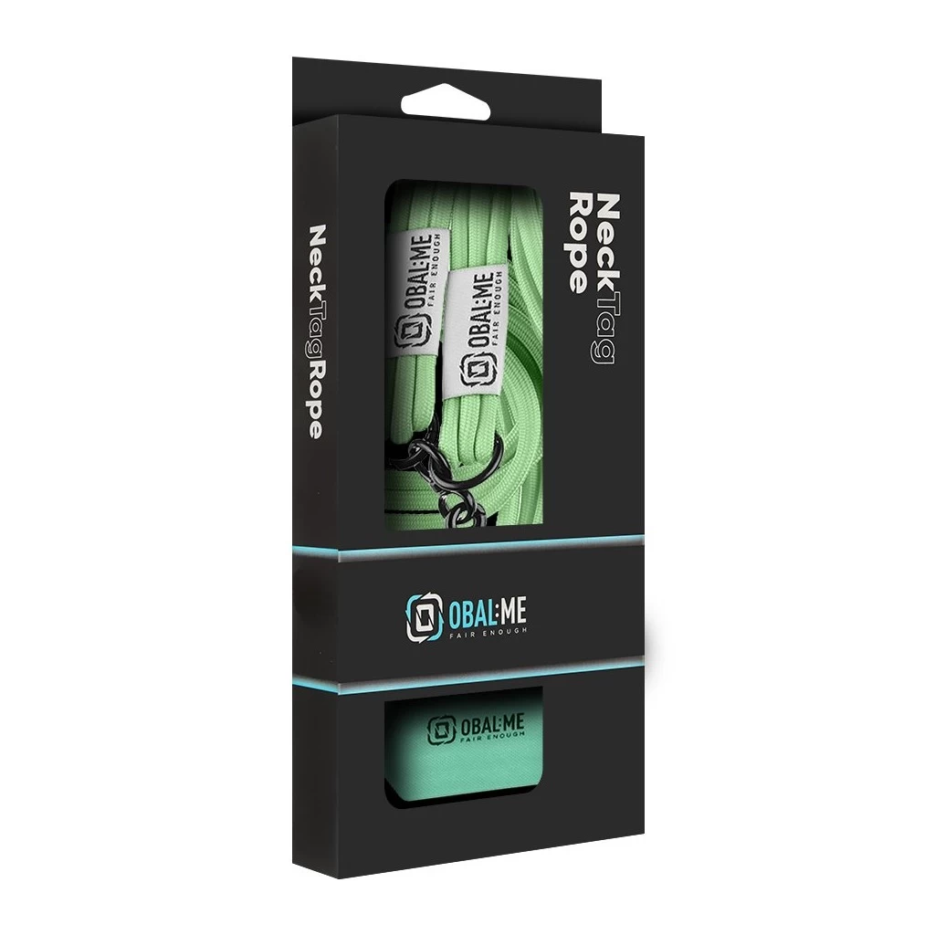 OBAL:ME NeckTag Trio Rope mobiltelefon készülékhez menta zöld