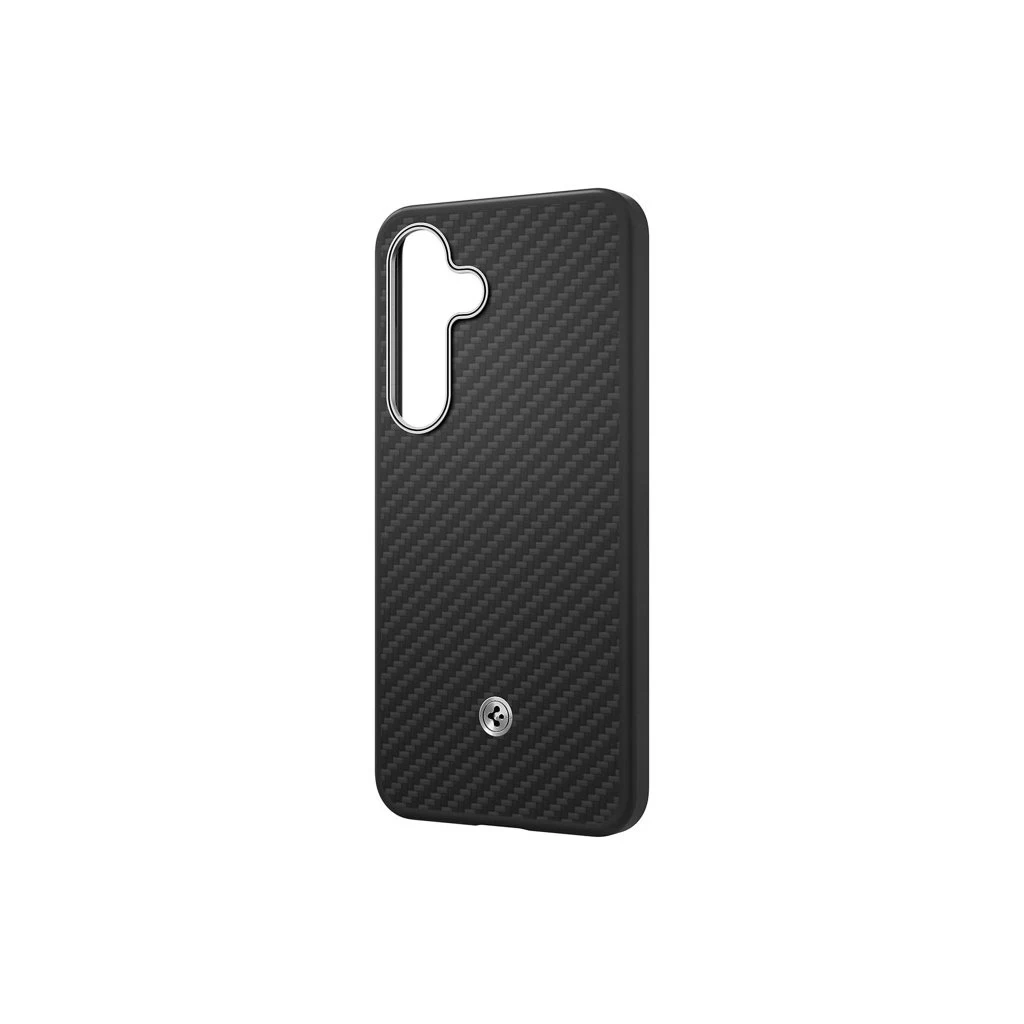 GP-FPS936PGA Samsung by Spigen Enzo Aramid Magnetic tok Galaxy S25+ készülékhez fekete ezüst (sérült csomagolás)