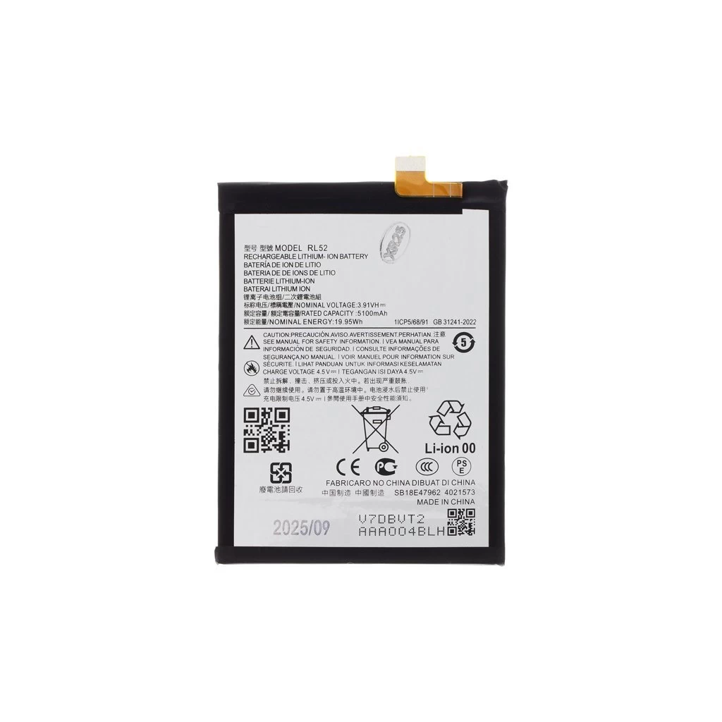 RL52 akkumulátor Motorola készülékhez 5100mAh (OEM)