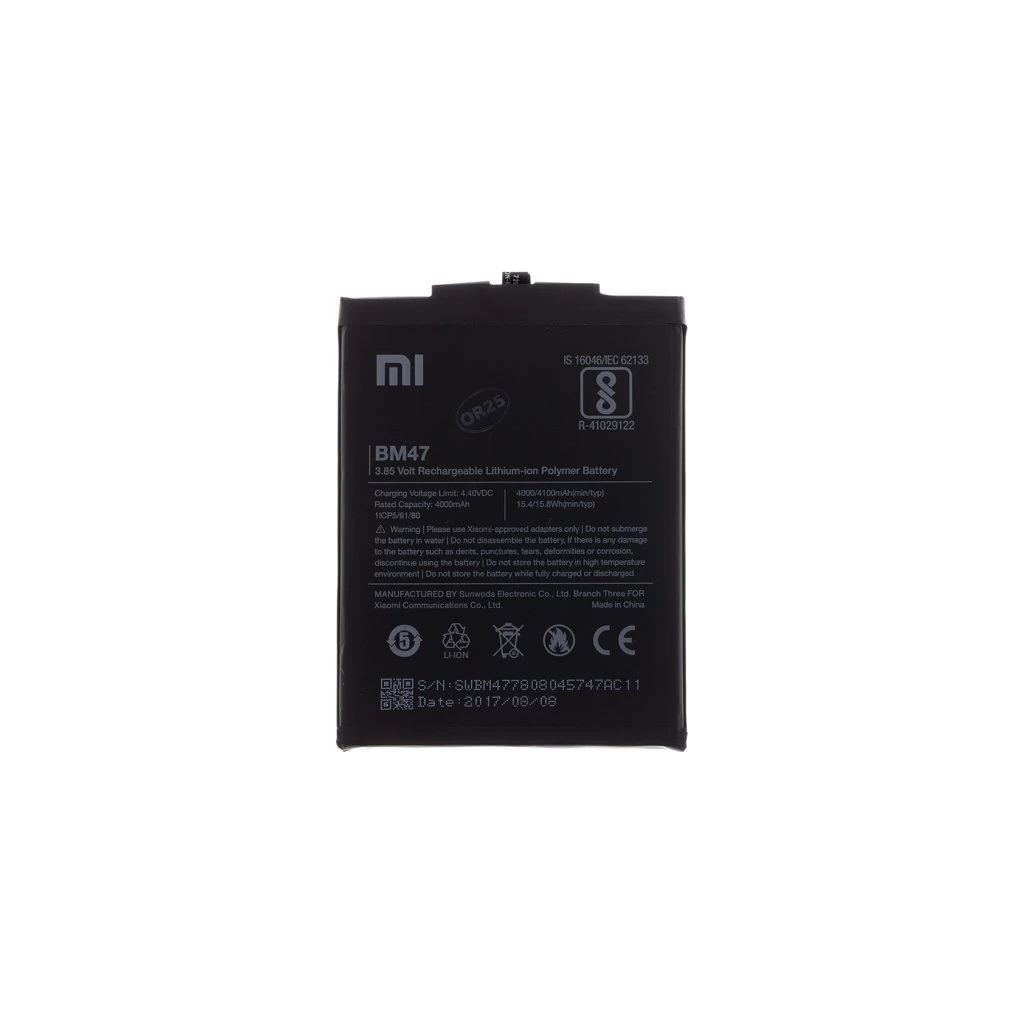 BM47 Xiaomi Original Akkumulátor 4000mAh (Service Pack)