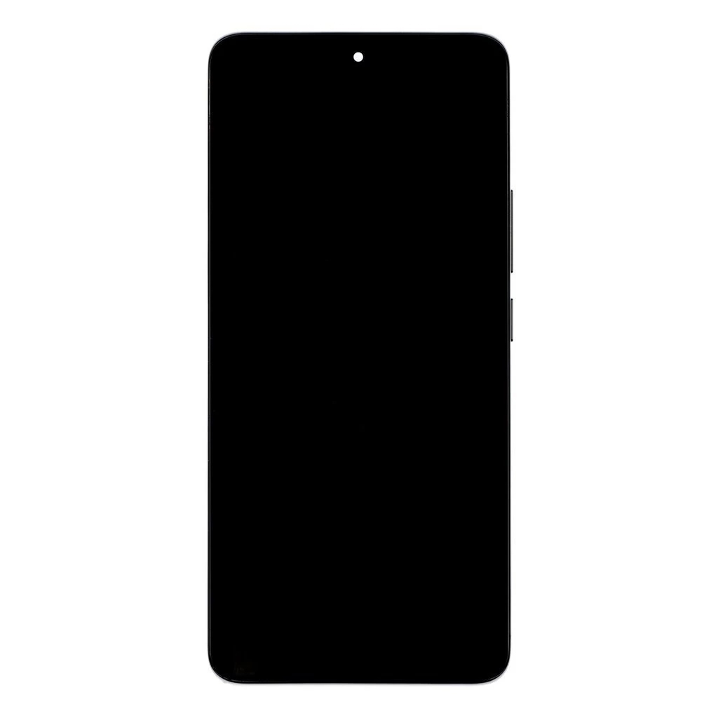 LCD kijelző + érintő egység + elülső tok Xiaomi Redmi Note 14 Pro 5G készülékhez, éjfekete