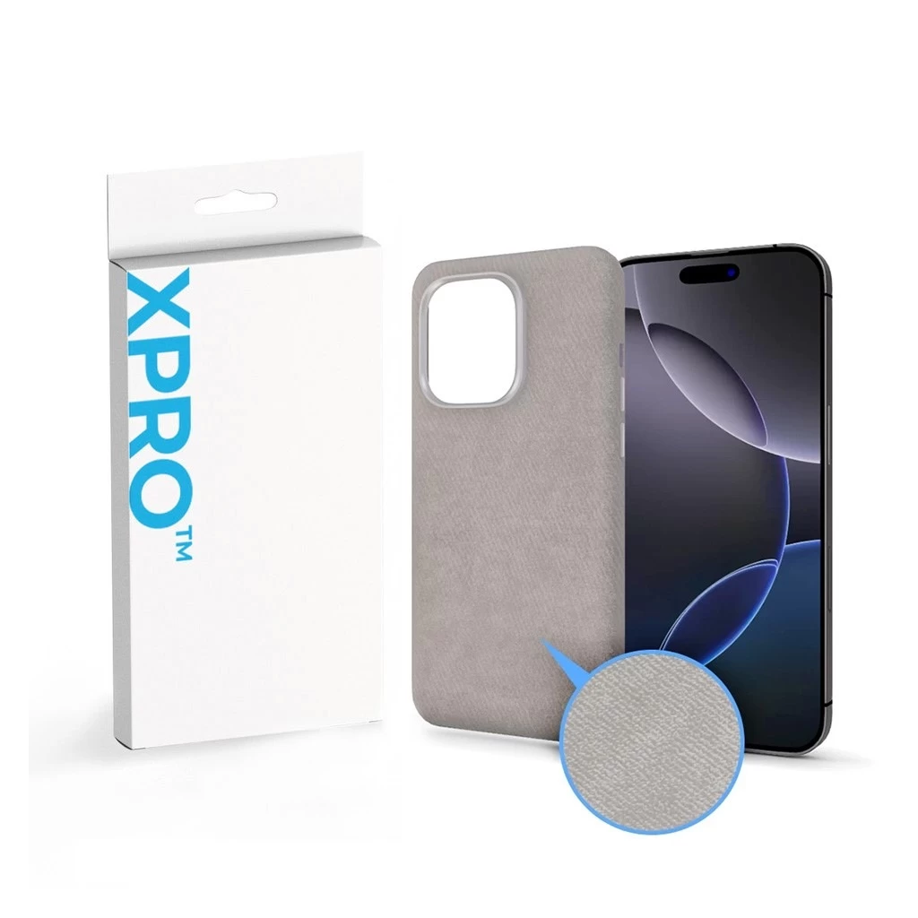 XPRO™ Soft Velvet Magsafe tok Apple iPhone 17 Air készülékhez – Szürke – ECO csomagolással