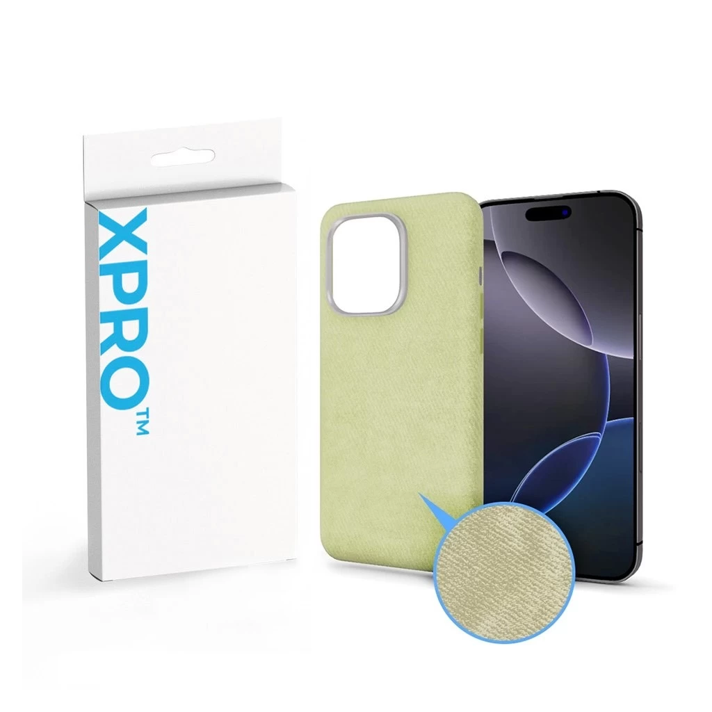 XPRO™ Soft Velvet Magsafe tok Apple iPhone 17 Pro készülékhez – Zöld – ECO csomagolással