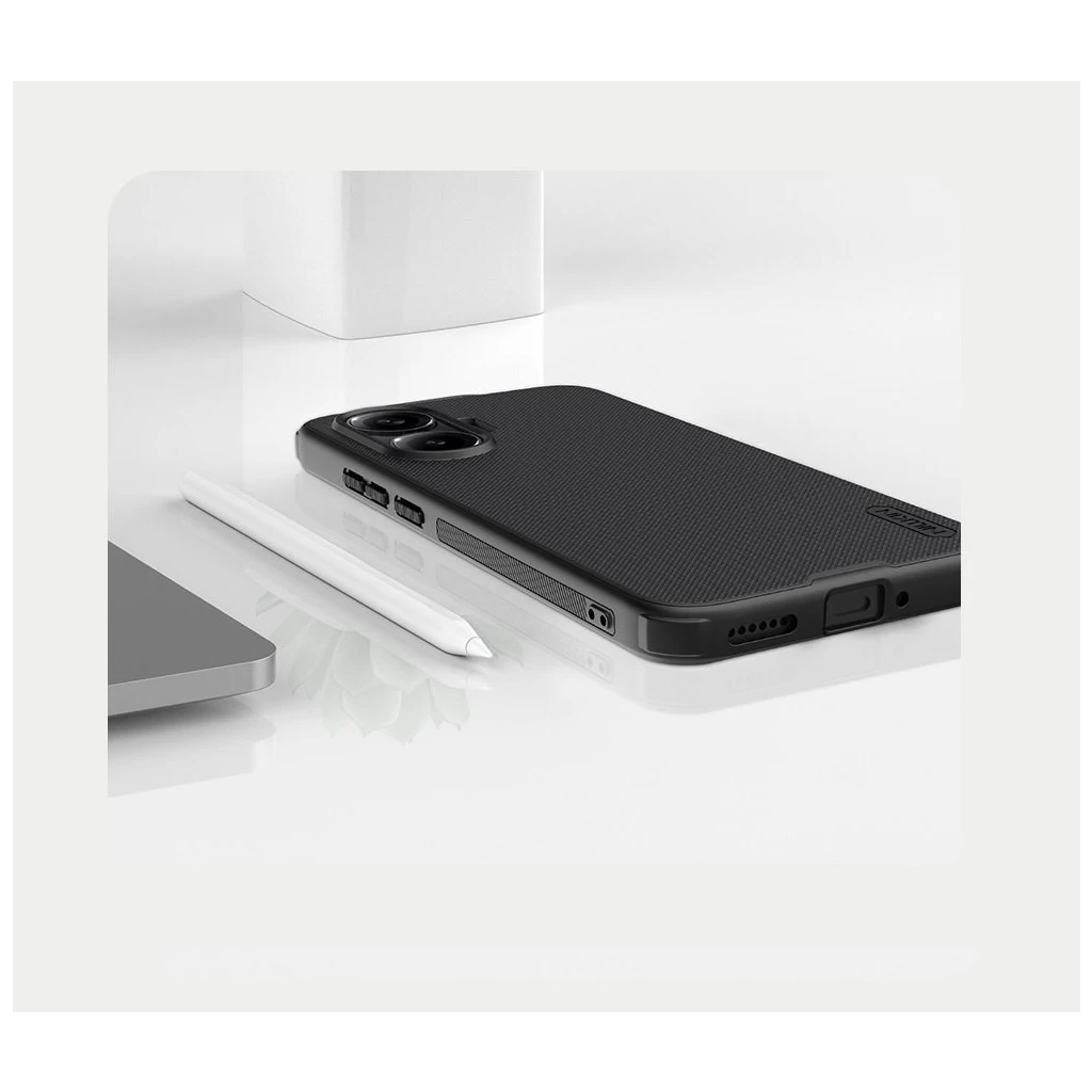 Nillkin Super Frosted PRO hátok Poco F7 készülékhez fekete
