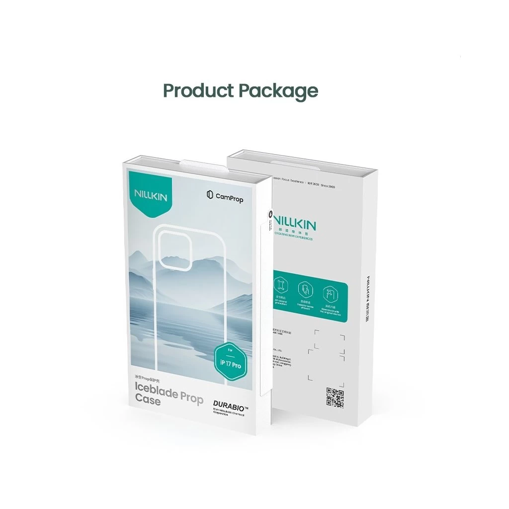Nillkin Iceblade Prop mágneses tok Apple iPhone 17 Pro készülékhez dűnebarna