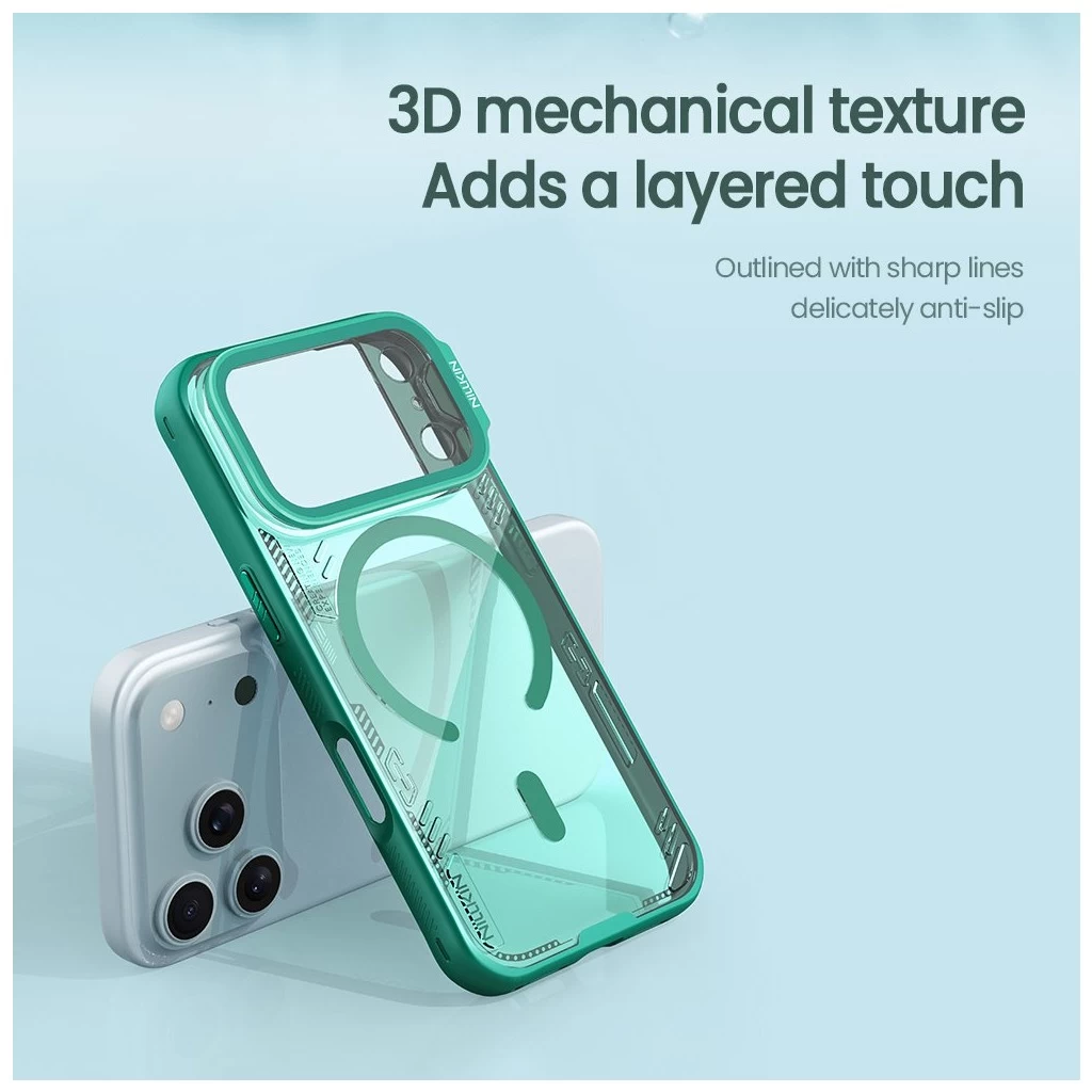 Nillkin Iceblade Prop mágneses tok Apple iPhone 17 Pro készülékhez, alkonyati szürke